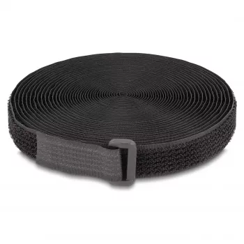 DeLOCK Klettband 5m x 20mm schwarz Nylon
