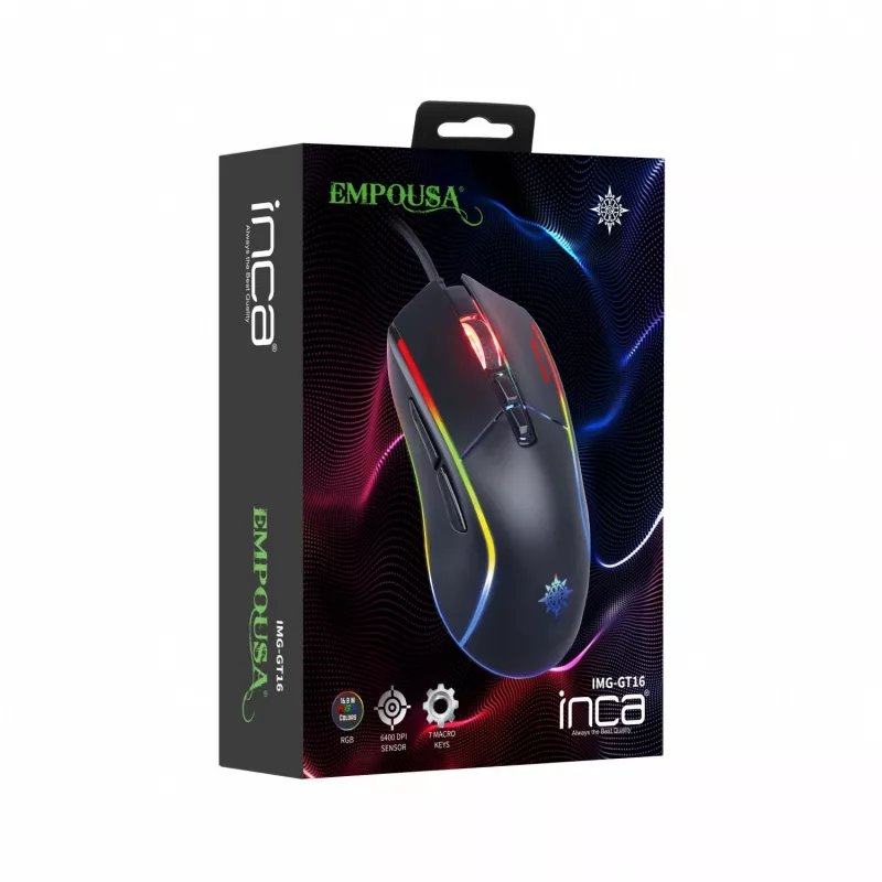 Cian Technology GmbH Cian INCA RGB MAKRO-TASTEN PROFESSIONELLE GAMING-MAUS