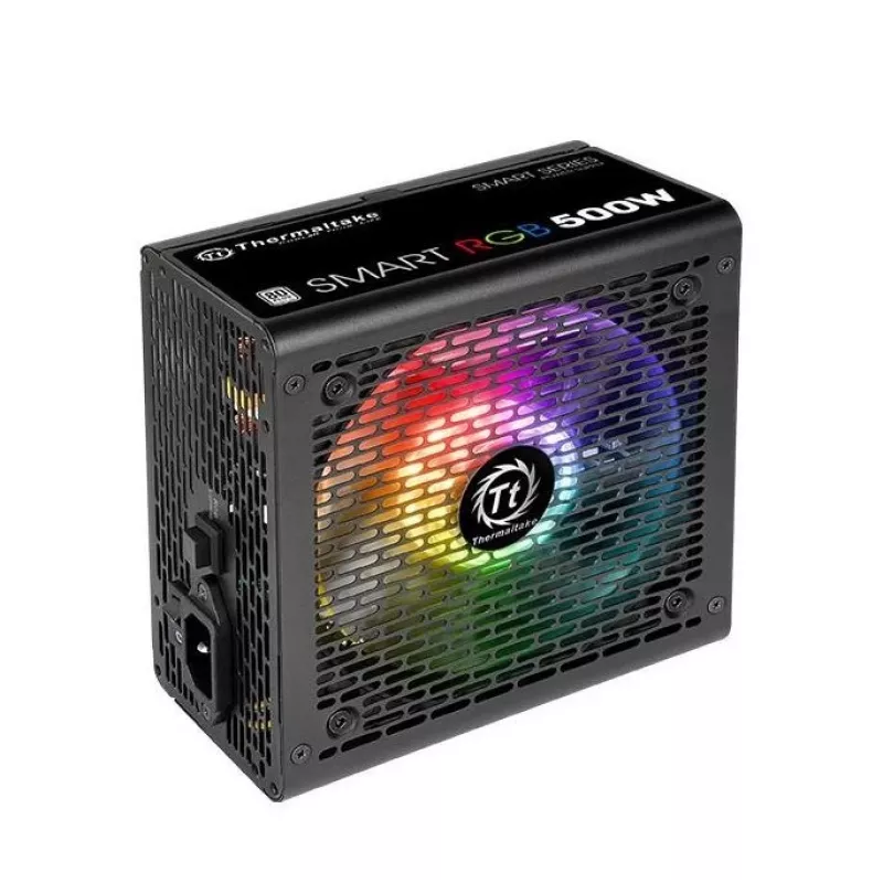 Thermaltake SMART RGB PS-SPR-0500NHSAWE-1 - Netzteil (intern) - ATX12V 2.3 - 80 PLUS - AC 230 V - 500 Watt - aktives PFC - Schwarz