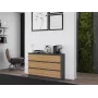 Kommode top e shop M6 120 — Anthrazit/Eiche, 6 Schubladen, 1200×300×770 mm, Spanplatte