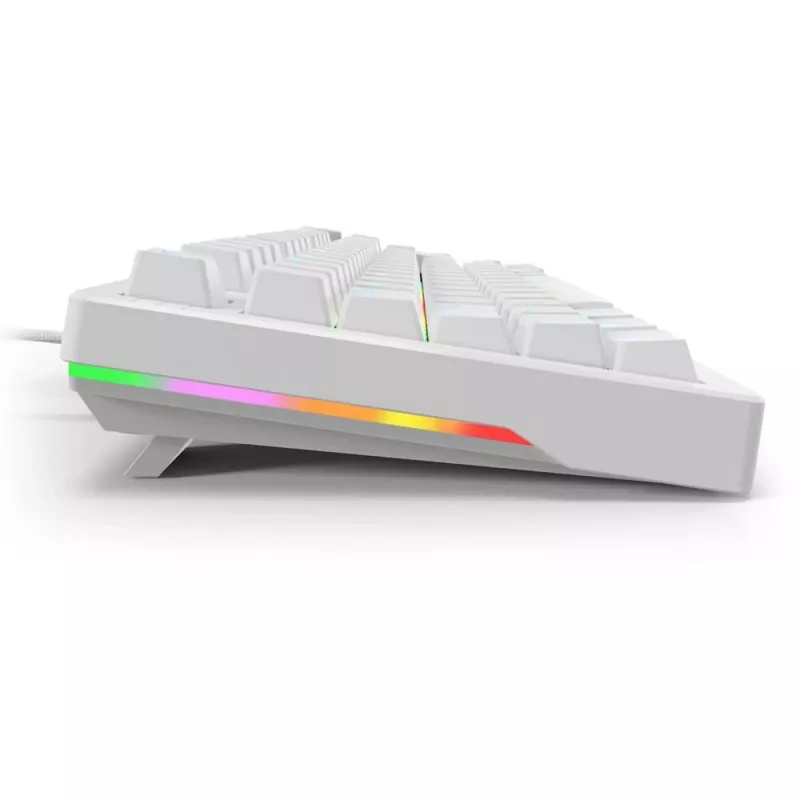 Sharkoon SGK25 75% QWERTZ USB kabelgebundene RGB LED Tastatur weiß