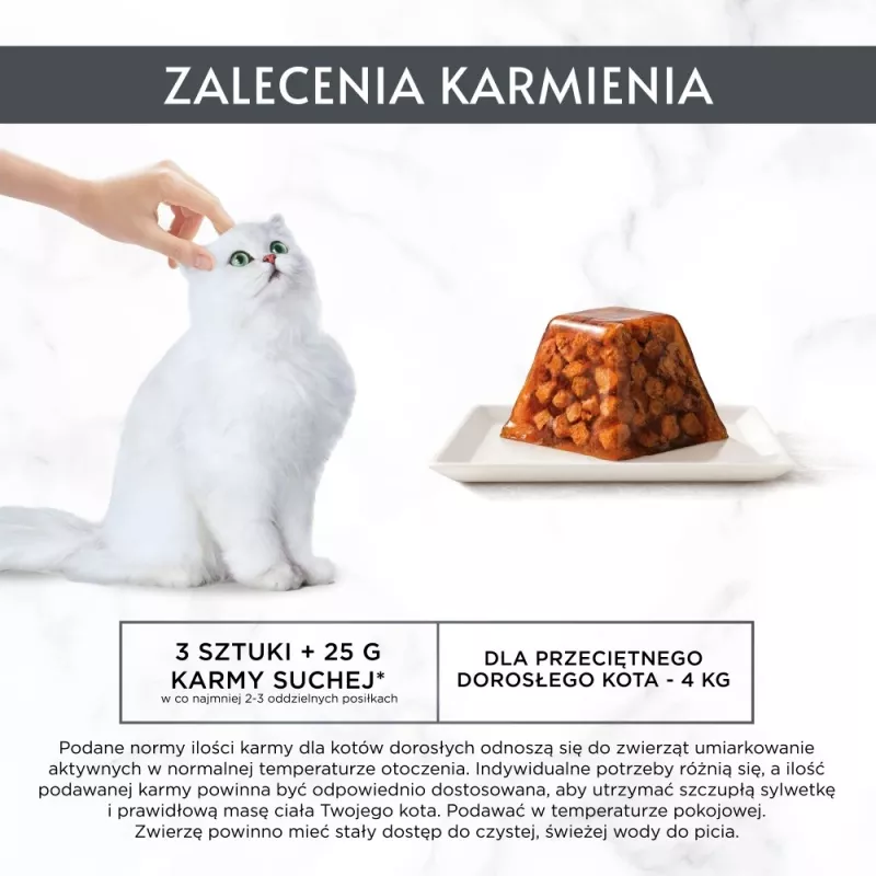 Nassfutter für Katzen Purina Nestlé Gourmet Revelations Chunks in Jelly mit Huhn 2 x 57 g, ausgewachsene Katzen, Protein 9%, Feuchtigkeit 83%