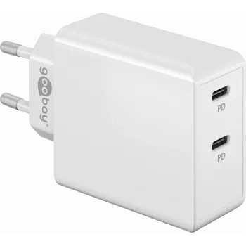 Goobay 61758 Ladegerät für Mobilgeräte Weiß Innenbereich (61758)