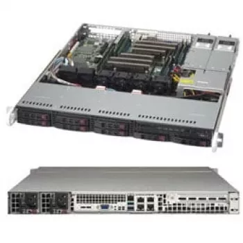 Super Micro Supermicro SC113M FAC2-R804CB - Rack-Montage - 1U - ATX - SATA/SAS - Hot-Swap 800 Watt - Schwarz (CSE-113MFAC2-R804CB)