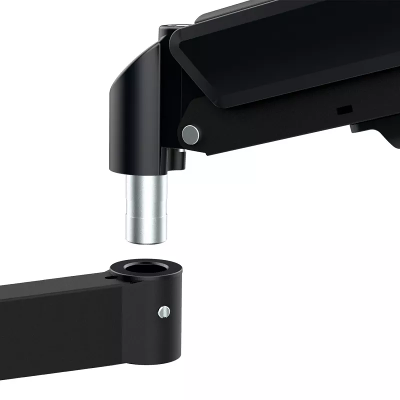 Monitorhalterung MACLEAN MC-135 Gasdruckfeder für 17-Zoll–32-Zoll-Bildschirme, Belastung 2–10 kg, schwarz