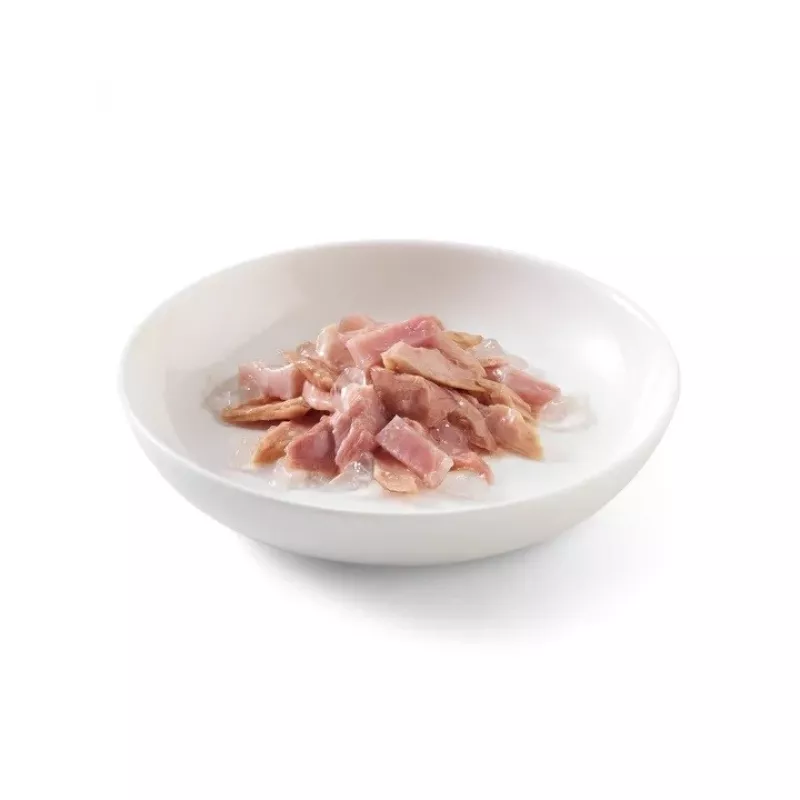 SCHESIR in Gelee Thunfisch mit Schinken - Nassfutter für Katzen - 85 g