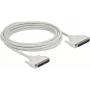 Serielles Kabel DELOCK 86881, D‑Sub 37‑polig auf D‑Sub 37‑polig, beige, 5 m