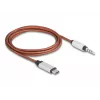USB-Kabel DeLOCK 81288 Orange Silber