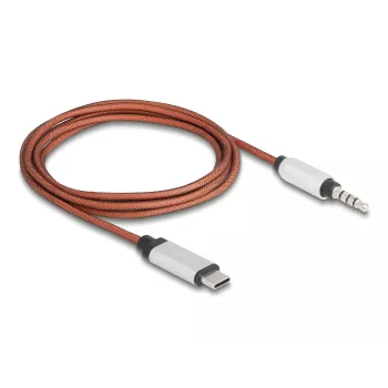 USB-Kabel DeLOCK 81288 Orange Silber