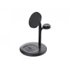 Green Cell MSST-GC-3IN1-B Ladegerät für Mobilgeräte Kopfhörer, Headset, Smartphone, Smartwatch Schwarz Kabelloses Laden Auto