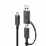 ALOGIC Elements Series USB-C-zu-USB-C-Kabel mit USB-A-Adapter 1,2 m 5 A 10 Gbit/s