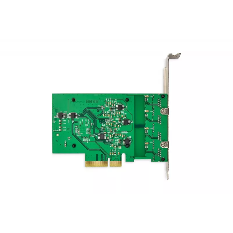 Digitus 4-Port 2,5 Gigabit Ethernet-Netzwerkkarte PCI Express Realtek-Chipsatz