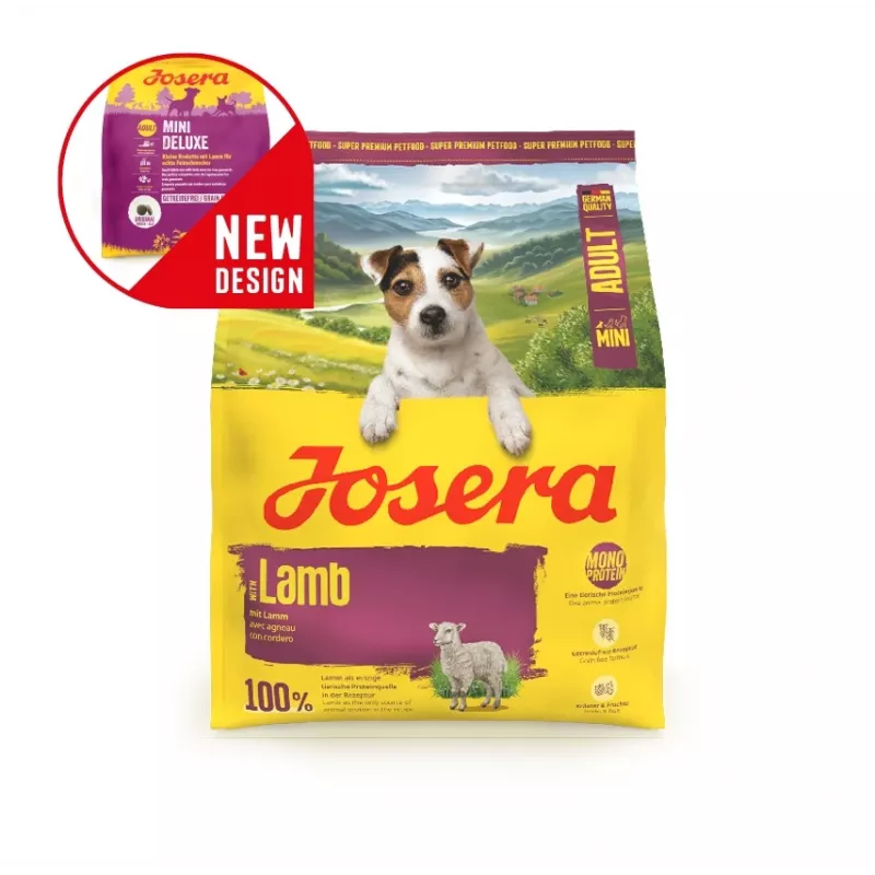 Trockenfutter für Hunde JOSERA Mini Adult Lamb für kleine Rassen, 3 kg