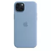 Apple iPhone 15 Plus Silikonhülle mit MagSafe - Winterblau