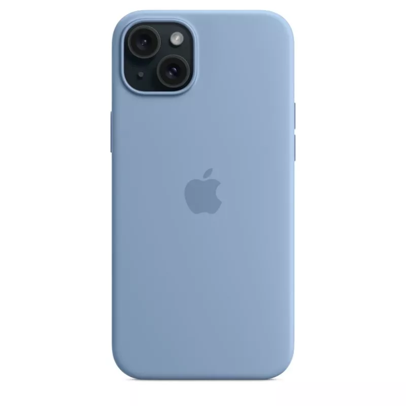 Apple iPhone 15 Plus Silikonhülle mit MagSafe - Winterblau