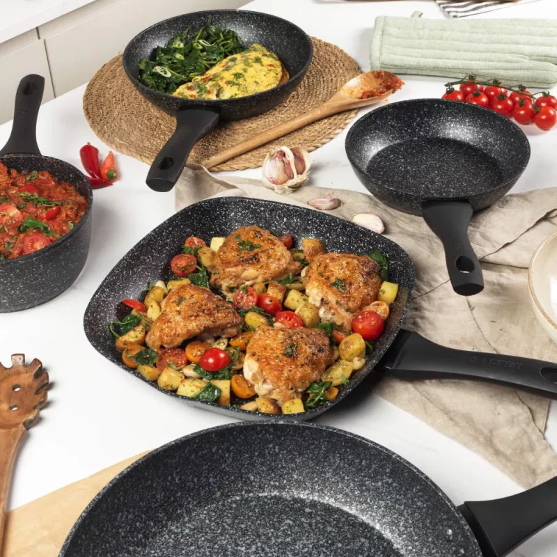 Griddle-Pfanne Salter BW05752S1 28 cm antihaftbeschichtet Megastone