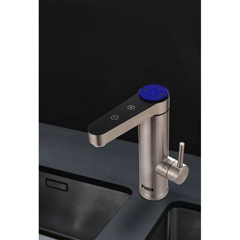 Elektrischer Warmwasserbereiter NOVEEN IWH960 3000W Edelstahl, Tischgerät, LED-Anzeige, IPX4