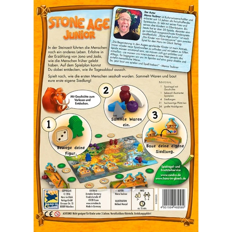 Stone Age Junior, Brettspiel Kinderspiel des Jahres 2016