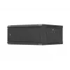 Wandmontierbarer 19-Zoll-Netzwerkschrank LANBERG 4U 600×600 mm, schwarz