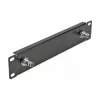 Frontplatte DeLOCK 10 Zoll Panel mit 2 x BNC-Buchse 1U schwarz