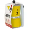 Moka-Kanne Bialetti Rainbow Schwarz/Gelb — Espressokocher aus Aluminium für den Herd, 1 Stück