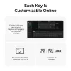Mechanische Tastatur Keychron V3 Ultra 8K – QWERTY, Bluetooth & Kabel, RGB, Schwarz