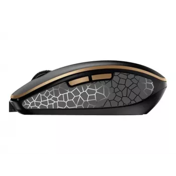 CHERRY DW 9100 schlank Tastatur Maus inbegriffen Universal RF Wireless + Bluetooth AZERTY Französisch Schwarz