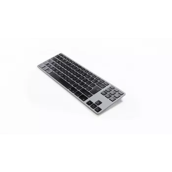 Mechanische Tastatur Matias FK408BTB-UK Tenkeyless Bluetooth Aluminium Space Gray