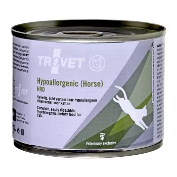 TROVET Hypoallergenes HRD mit Pferd - Nassfutter für Katzen - 200g
