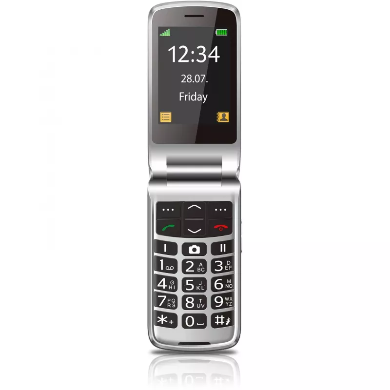 Smartphone Beafon SL645 LTE 2,8 Zoll 1550 mAh Schwarz Silber