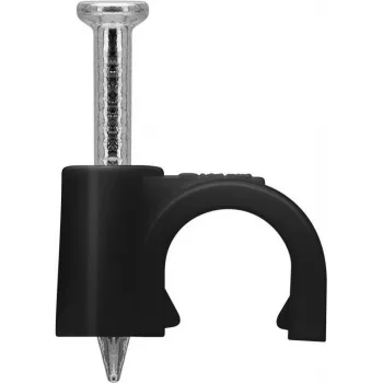 Goobay Cable Clip 6 mm, schwarz (64679)