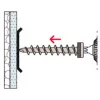 Schraube Fischer 563537 65 mm Metall 50 Stück