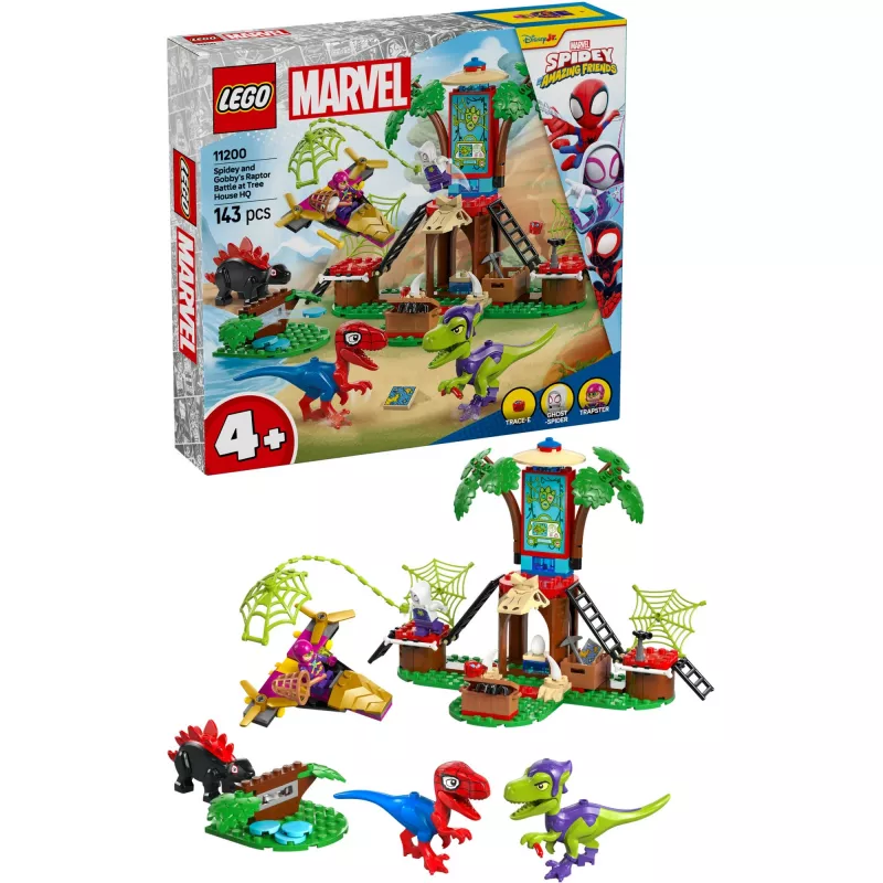 LEGO MARVEL 11200 Spidey und Gobbys Raptor-Schlacht im Baumhaus-Hauptquartier