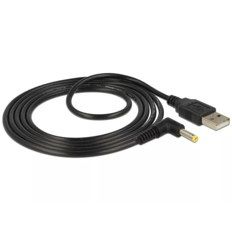 Stromkabel DeLOCK 85544 USB A 1,5 m Schwarz