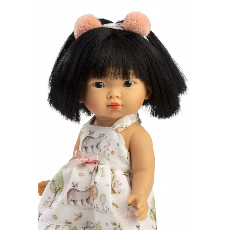 Puppe 28 cm Llorens mit realistischen Merkmalen und weichem Körper, Modell 28040