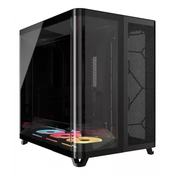Corsair AIR 5400 LX-R RGB iCUE LINK Midi Tower Schwarz