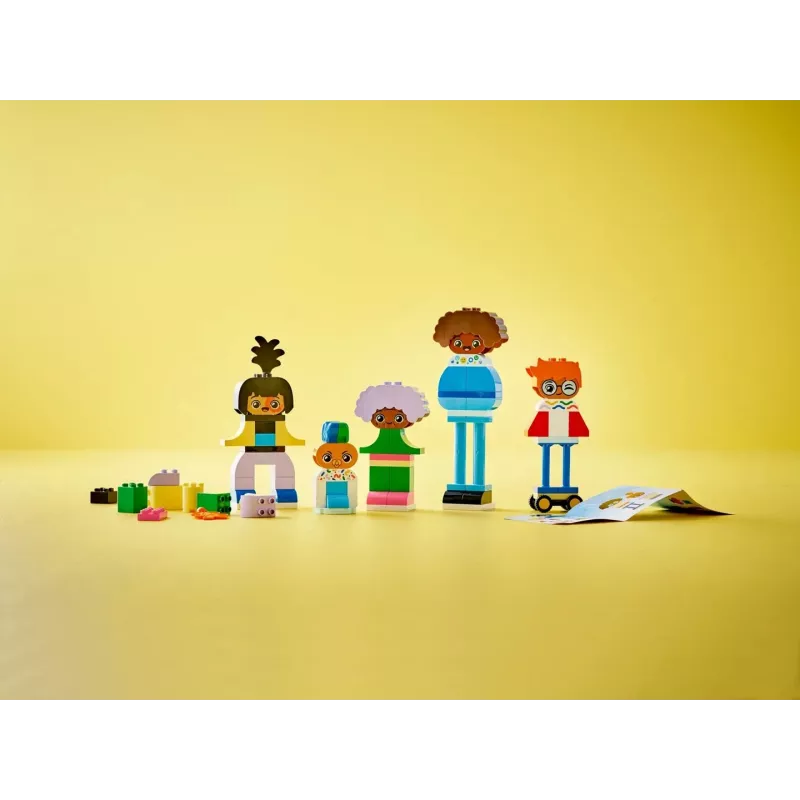 Konstruktionsspielzeug LEGO DUPLO 10423 baubares Menschensortiment, 71 Teile, ab 3 Jahren, Figuren 260 mm Höhe