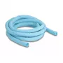 DeLOCK Woven Sleeve selbstschließend hitzebeständig 2 m x 10 mm blau