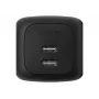 Indoor AC-Schnellladegerät Belkin WCH019kqBK — 2× USB‑C, Schwarz, OVP/OC/OT/SC-Schutz