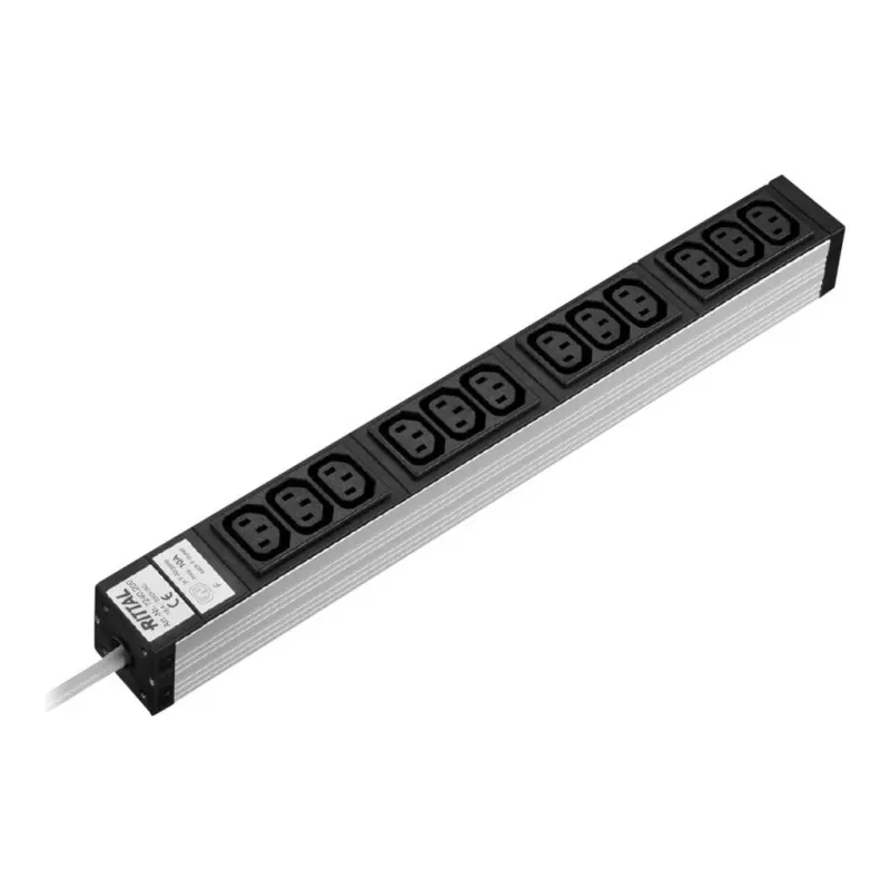 Rittal DK 7240.200 Power-Verlängerung 2m 12 AC-Ausgänge Innenbereich