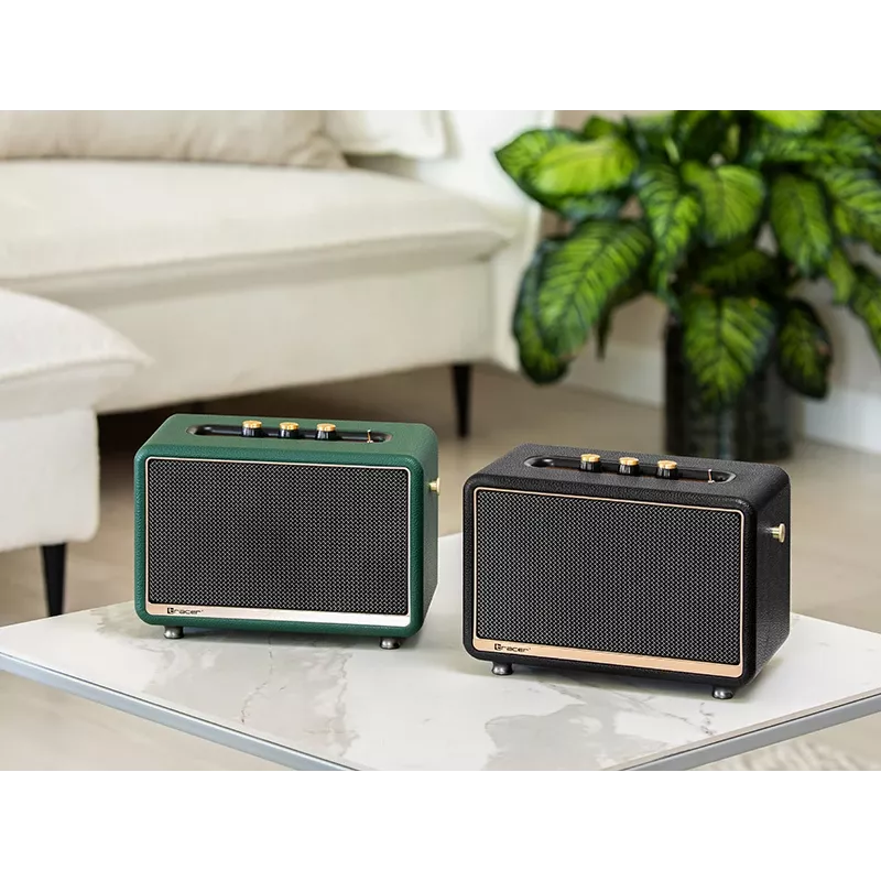 Tragbarer Stereo-Lautsprecher Tracer M30 TWS BT Schwarz, Gold