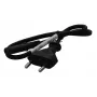 HP - Netzkabel - BS 1363 (M) auf IEC 60320 C7 - 0,5m - Schwarz - Mittlerer Osten, Europa - für Deskjet F4210, F4213, F4224, F4230, F4250, F4273, F4274, F4275, F4283, F4288, F4292, F
