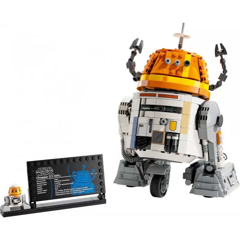 Konstruktionsset LEGO Star Wars Chopper C1-10P Astromech-Droiden-Modell 75416, 1039 Teile, Alter 10+, Höhe 220 mm