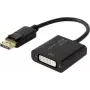 Videoadapter Renkforce 1433016 — DisplayPort (Quelle) auf DVI‑I (Ausgang), unterstützt bis zu 4K