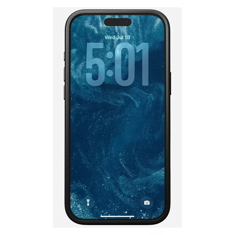 Lederhülle Nomad Modern für iPhone 17 Pro Max (6,9 Zoll) – Burgund, Leder+TPU+PC