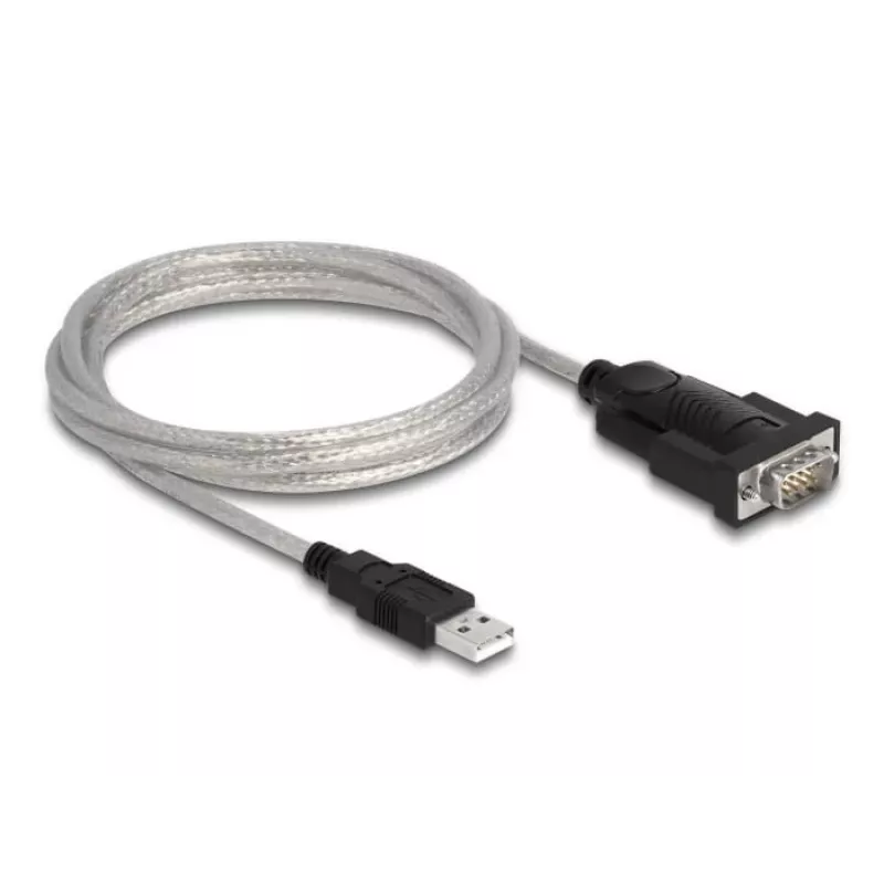 DeLOCK Adapter USB 2.0 Typ-A auf Seriell RS-232 D-Sub 9 + D-Sub 25