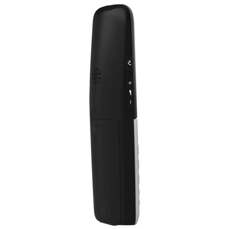 DECT-Telefon Panasonic KX-TGU430 schnurloses Handgerät, Freisprechfunktion, Anruferkennung, 2,4-Zoll-Display, 1000-Einträge-Telefonbuch, grau/schwarz