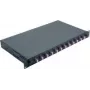 Netzwerkkabel Helos LWL 19 Zoll Spleißbox 12 x LC Duplex OM4 375559 schwarz