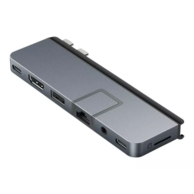 Hyper | HyperDrive DUO PRO 7-in-2 USB-C Hub für MacBook Air/Pro 2016-2020 | Ethernet LAN (RJ-45) Anschlüsse 1 | HDMI-Anschlüsse Anzahl 1