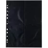 Fototaschen HERMA Fotophan 10x15 cm Hochformat schwarz 10 Stück